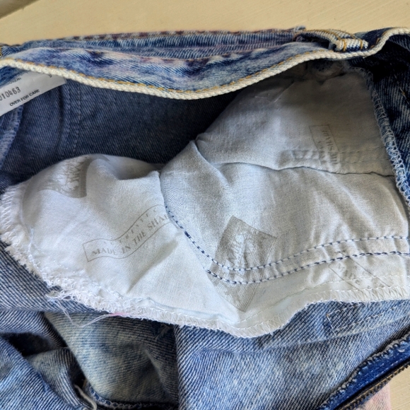 Made in the Shade Dusted Denims Vintage Denim Jean Skirt 🦋 Distressed Om - Picture 5 of 10